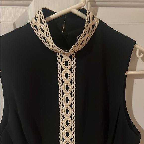 Altar'd State Black and Cream Sheath Mini Dress - Picture 2 of 9